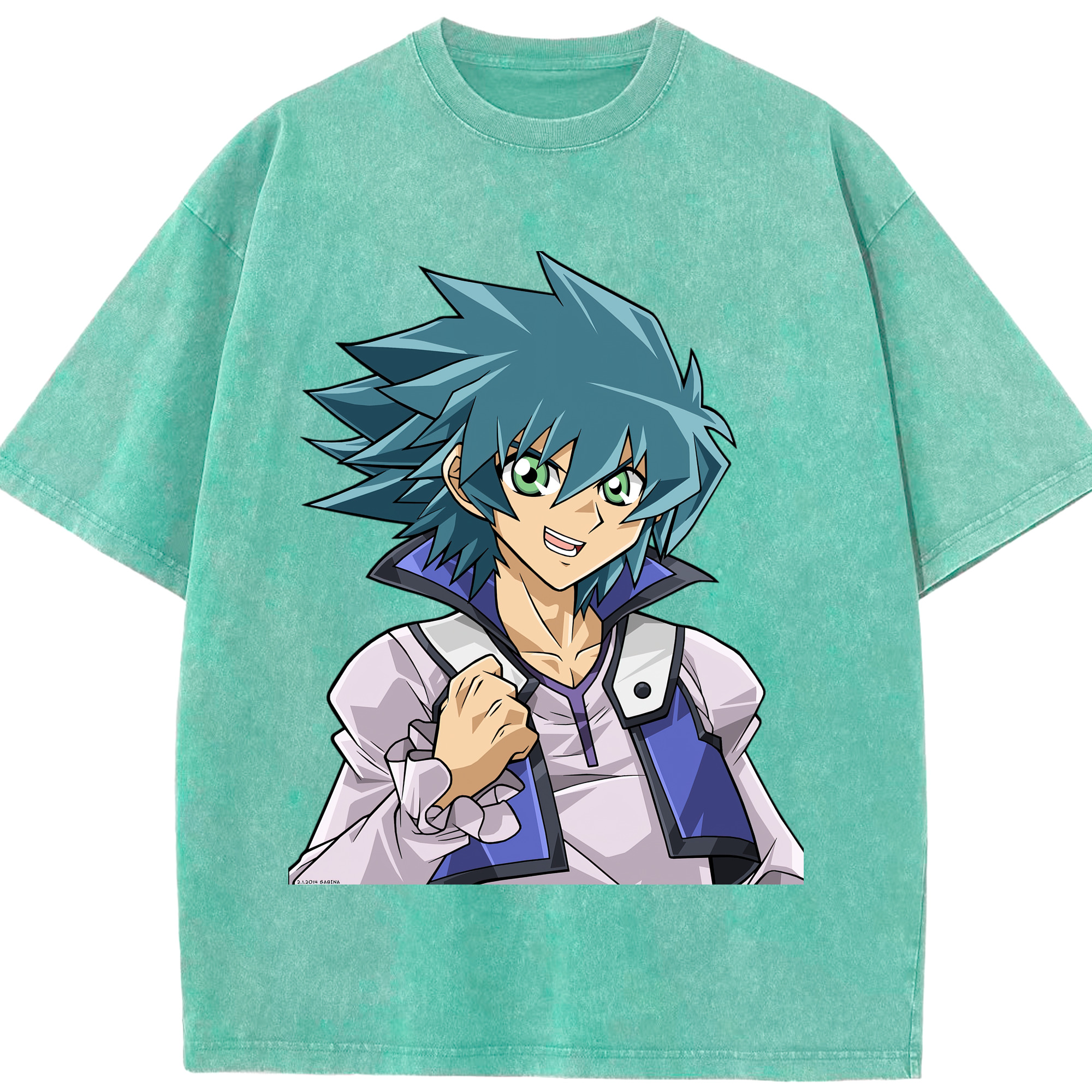 （画像用） 遊☆戯☆王 Yu-Gi-Oh! 綿100% ヴィンテージ風 半袖Tシャツ（フロントプリント）